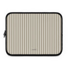 Neutral Striped Funda para portátil