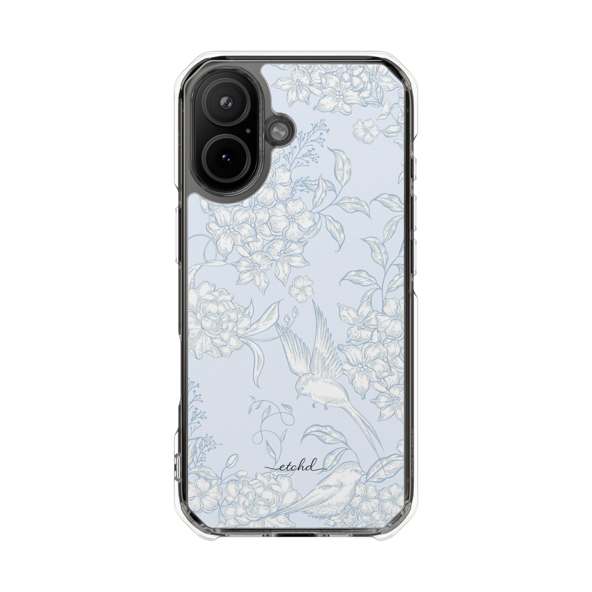 Hummingbird Bloom Clear Magnetic Phone Case by etchd, view 13