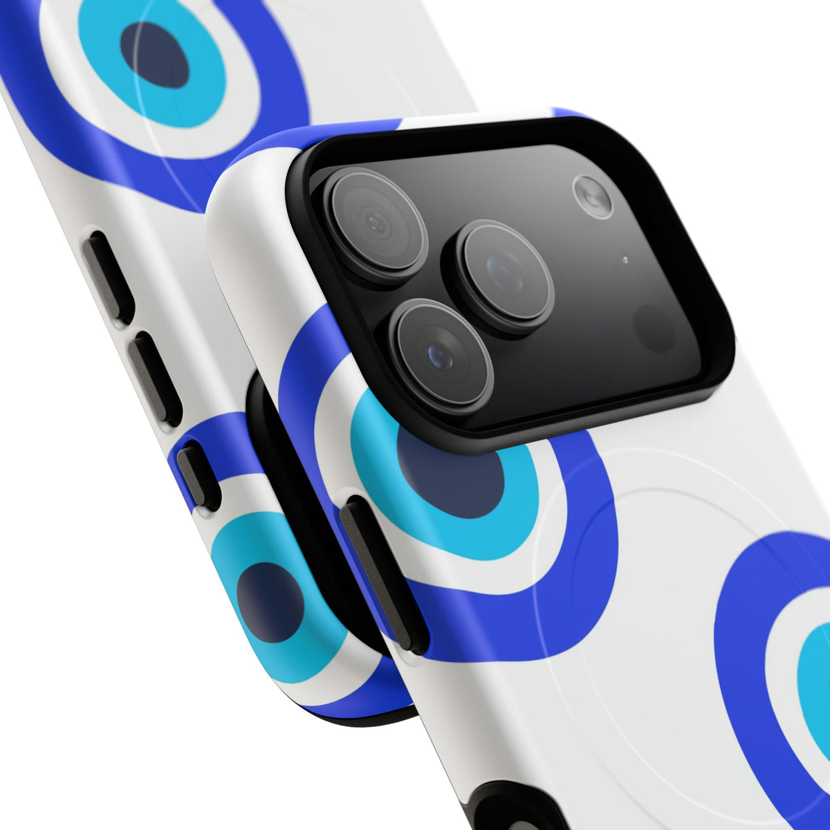 Abstract Evil Eye Magnetic Phone Case by etchd, view 100