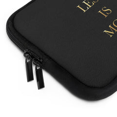 Less Is More Laptop Sleeve by etchd, view 2
