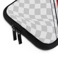 Checkered Flag Laptop Sleeve by etchd, view 2