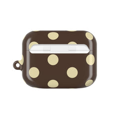 Brown & Butter Polka Dot AirPod Case by etchd, view 7