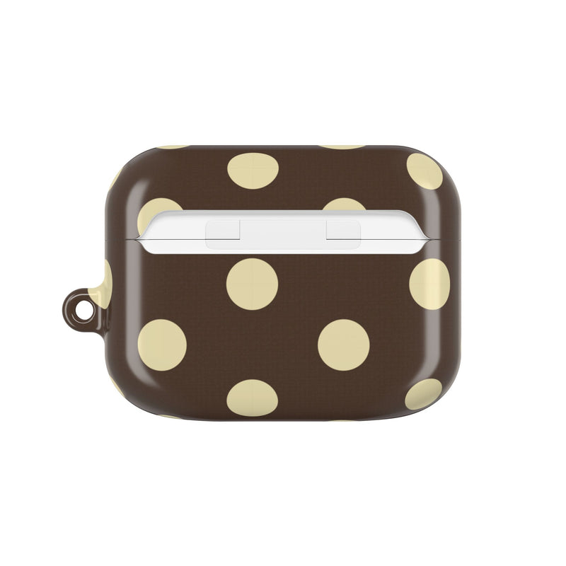 Brown & Butter Polka Dot AirPod Case by etchd, view 7