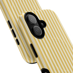 Butter & Cream Striped Magnetic Phone Case by etchd, view 87