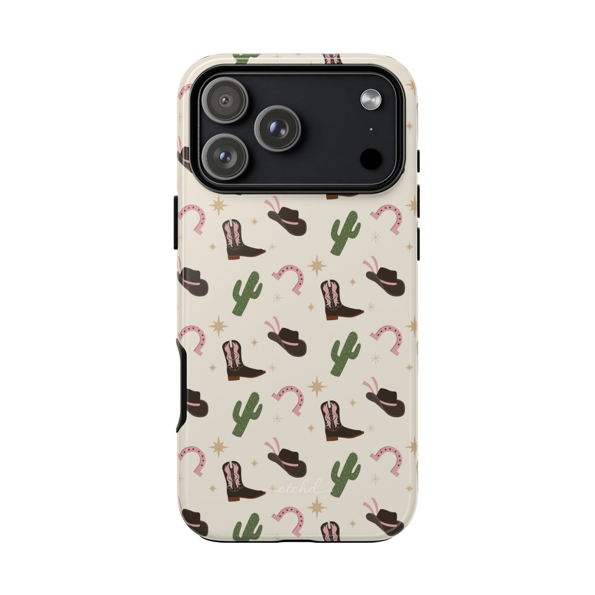 Pink Western Phone Case by etchd, view 59
