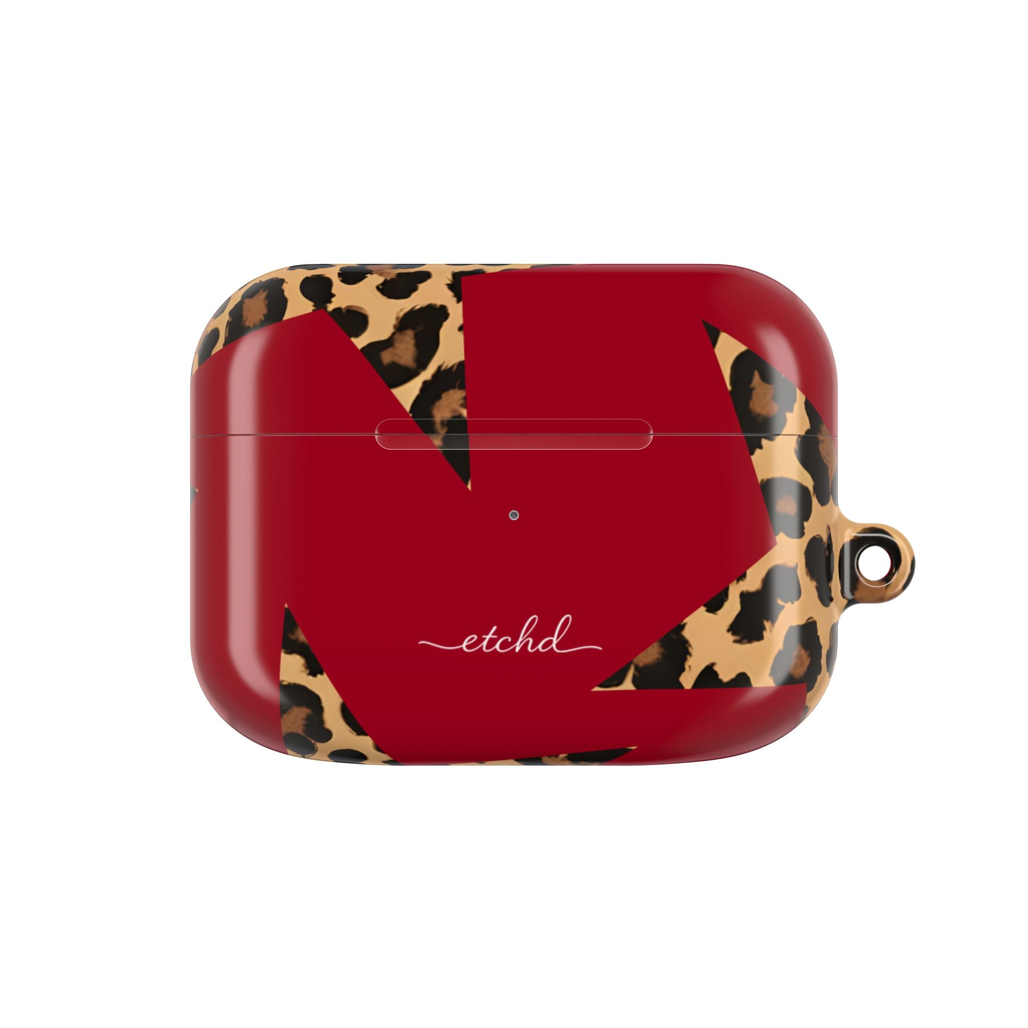 Red & Leopard Stars AirPod Case by etchd
