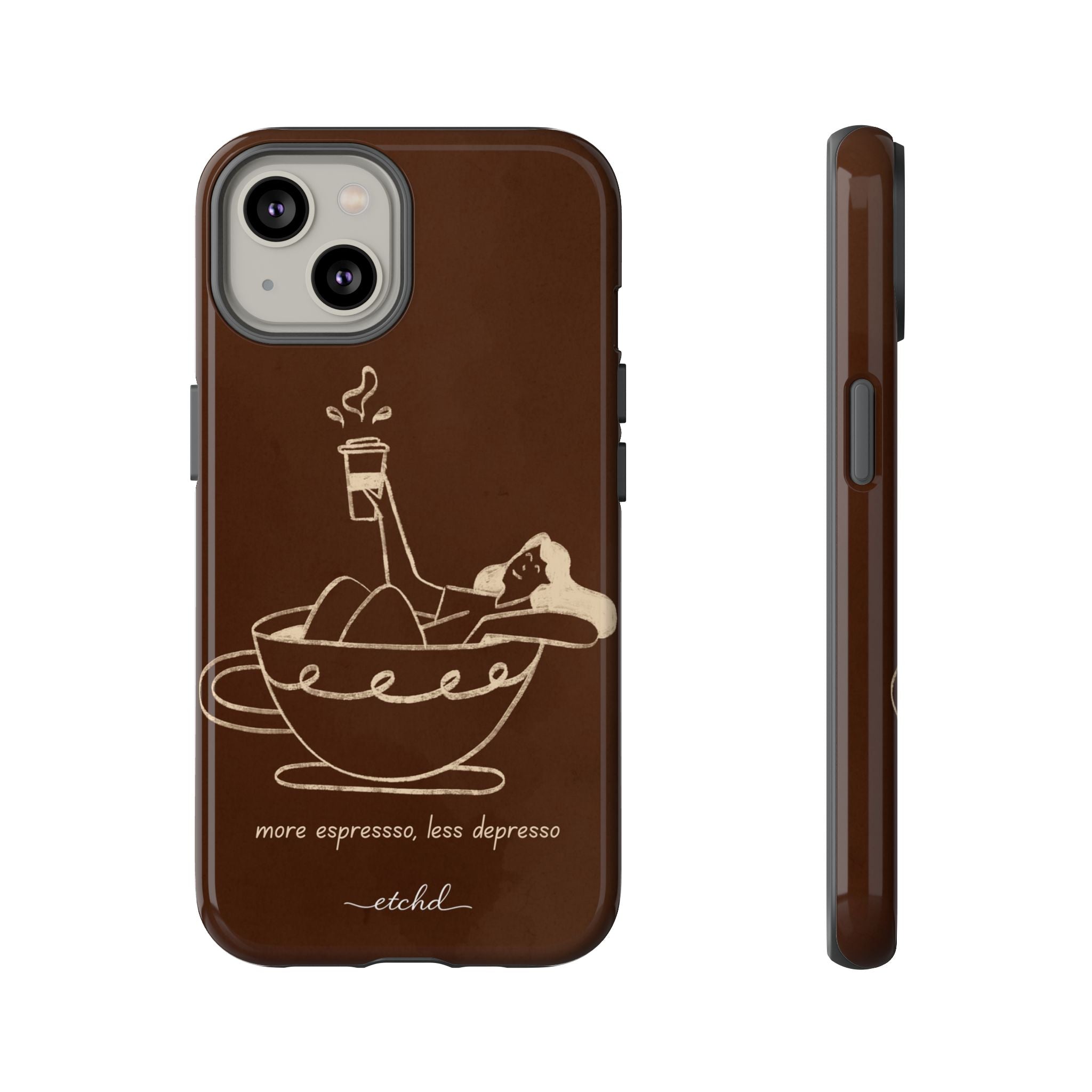 Ladies Espresso Phone Case