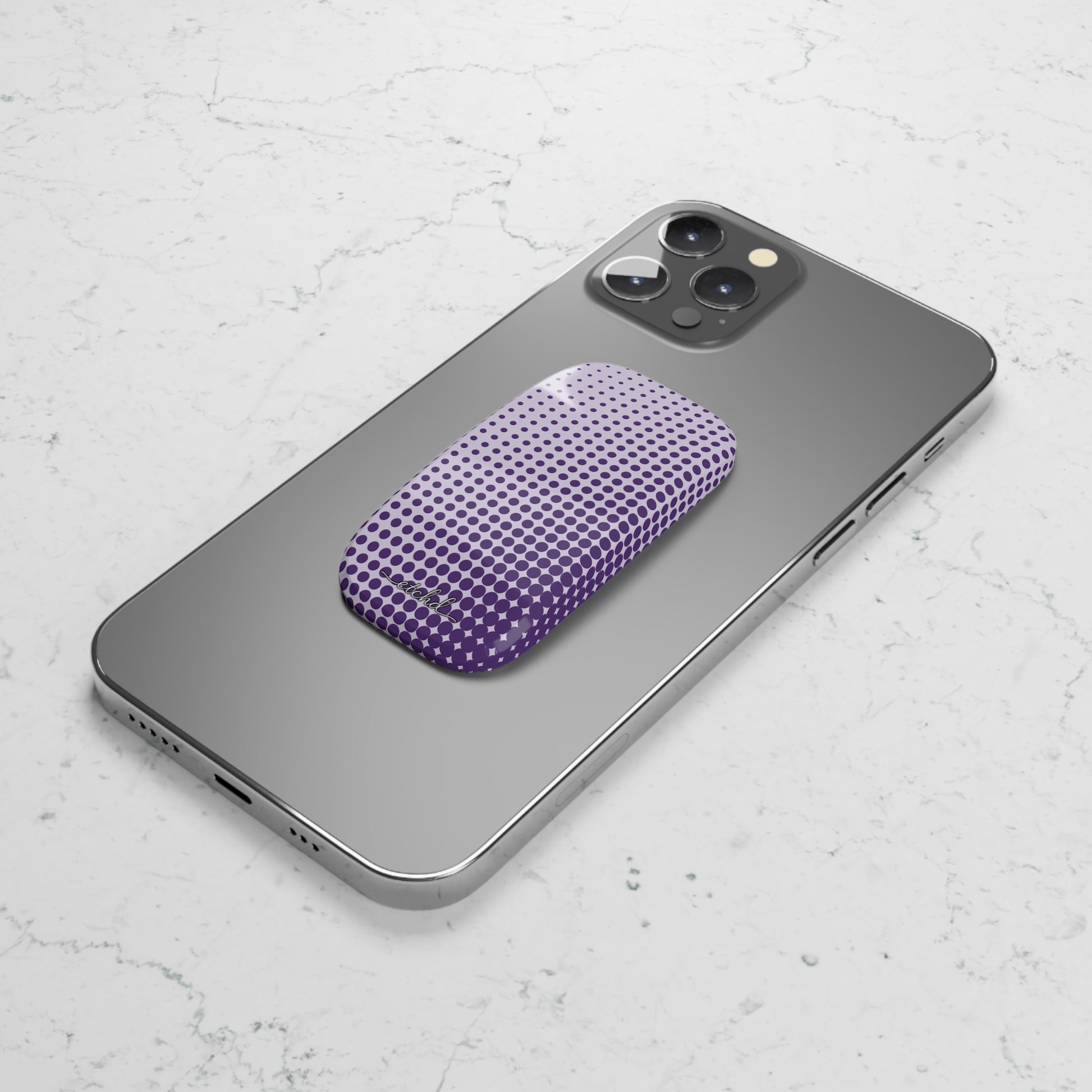 Grape Halftone Click-On Handy-Halterung-5