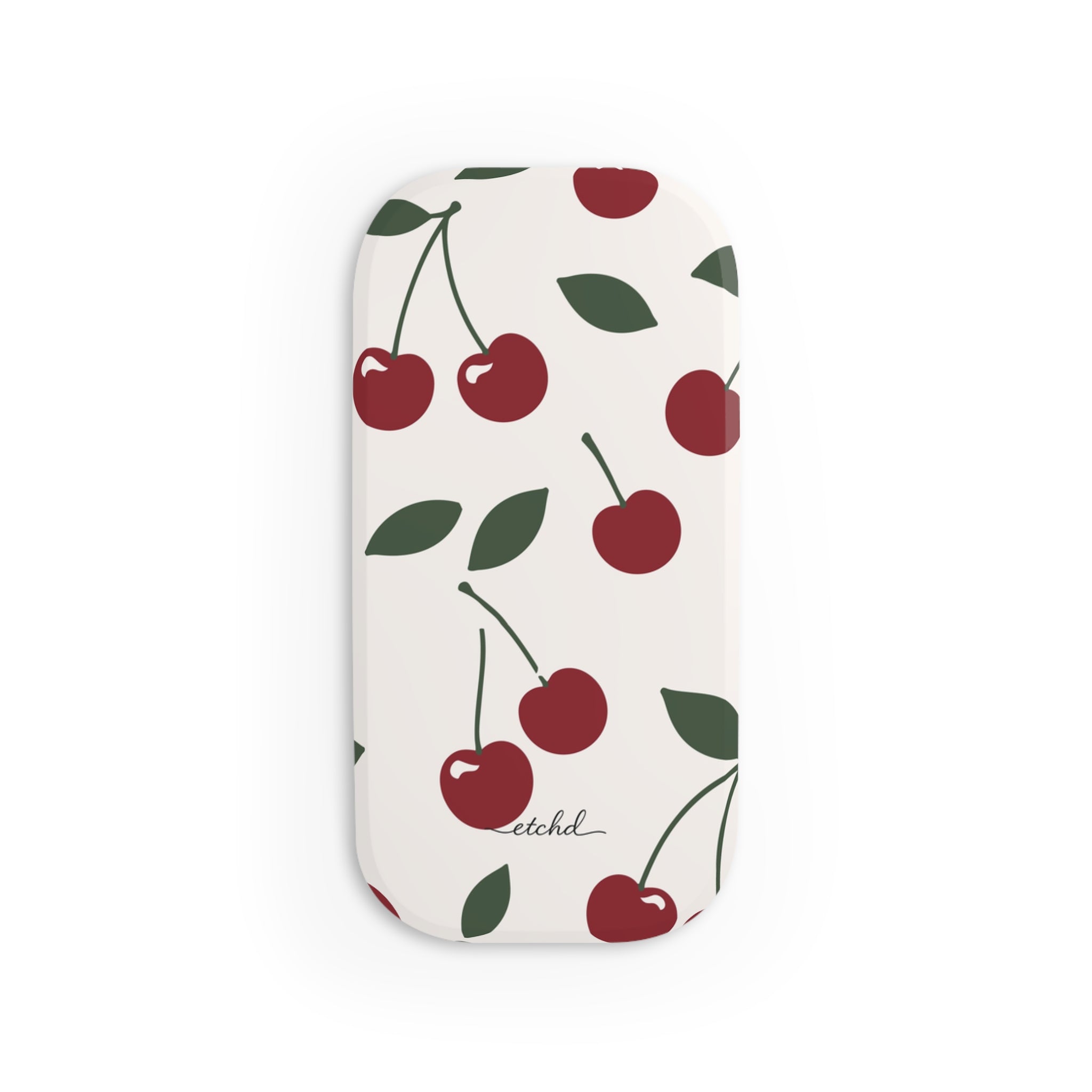 Cherry Click-On Phone Grip by etchd, view 2