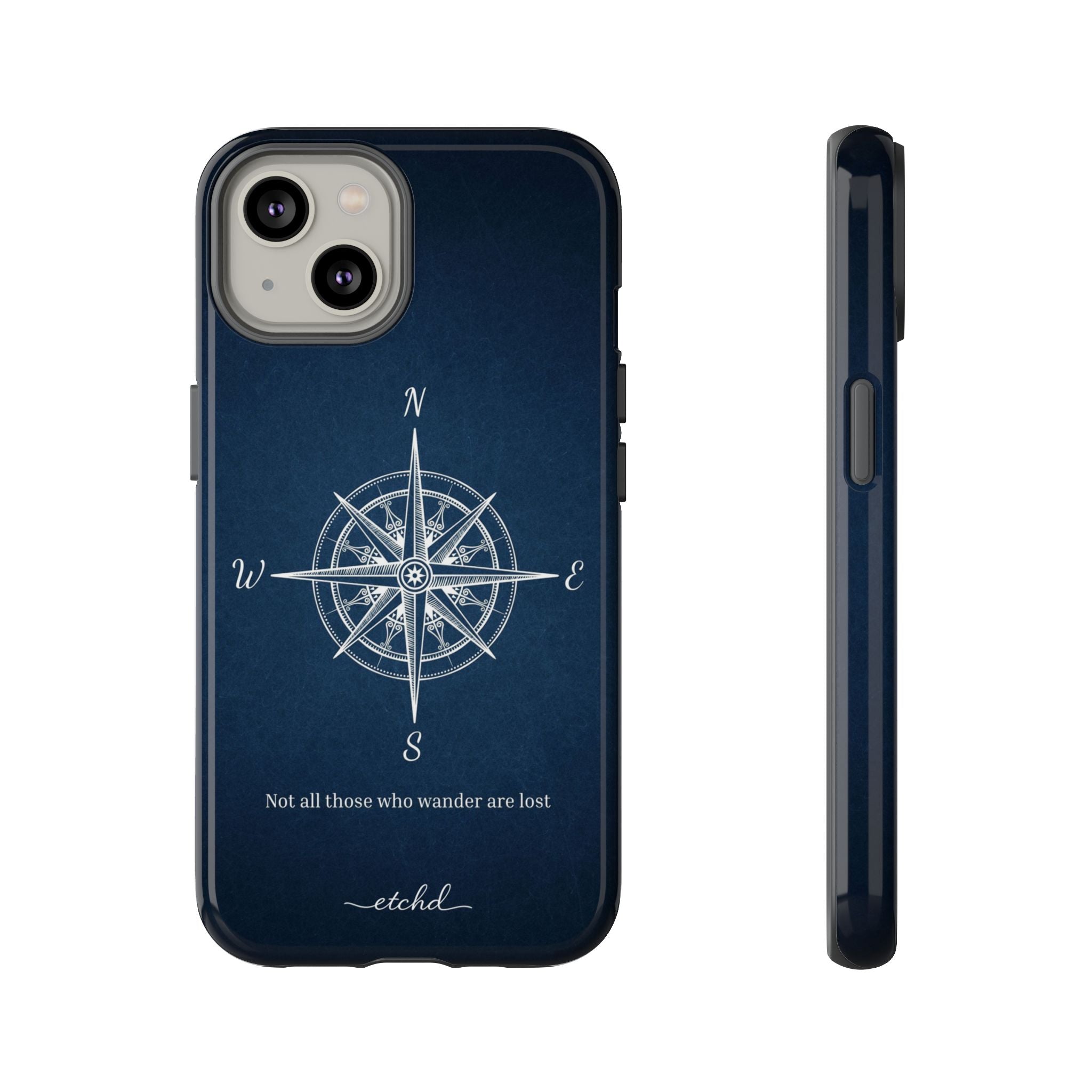 Compass Phone Case by etchd, view 2