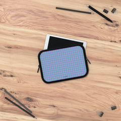 Hypermint & Lilac Gingham Laptop Sleeve by etchd, view 14