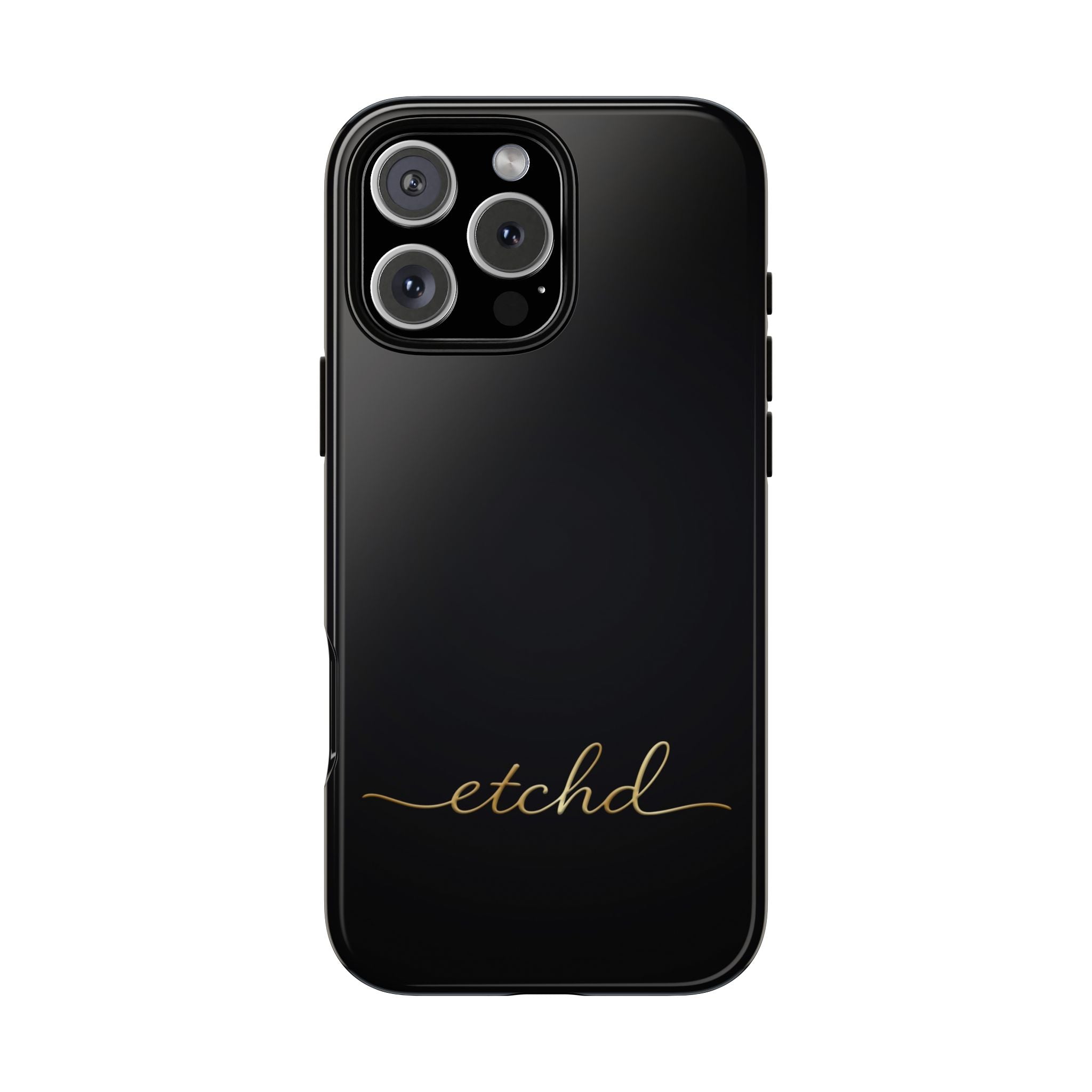 Etchd Signature Black Phone Case – designer phone case by etchd