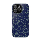 Navy & Sage Floral Phone Case