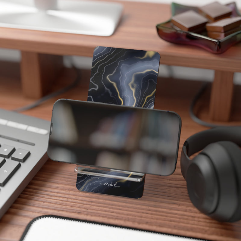 Obsidian Gold Phone Stand by etchd, view 4