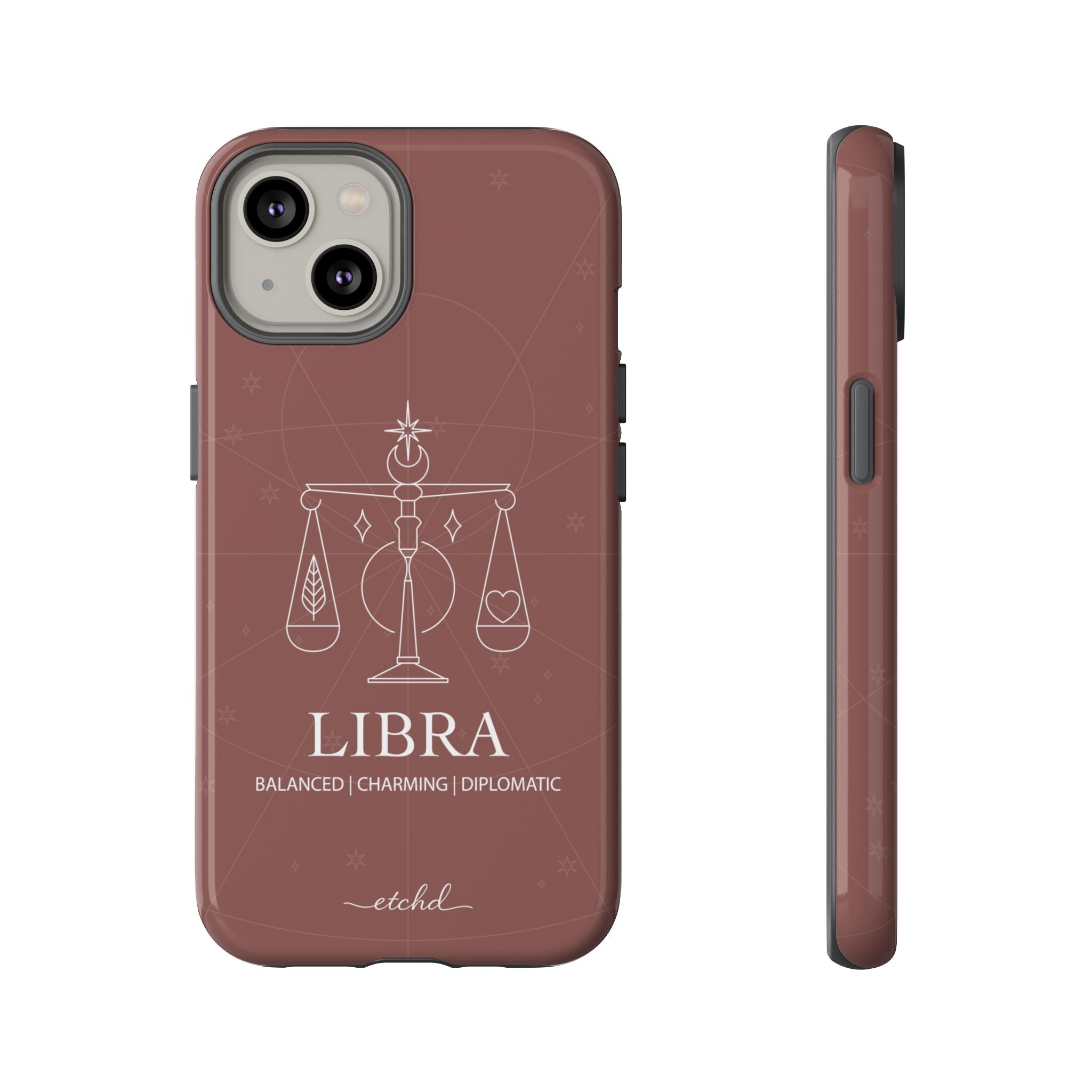 Libra Phone Case by etchd, view 2