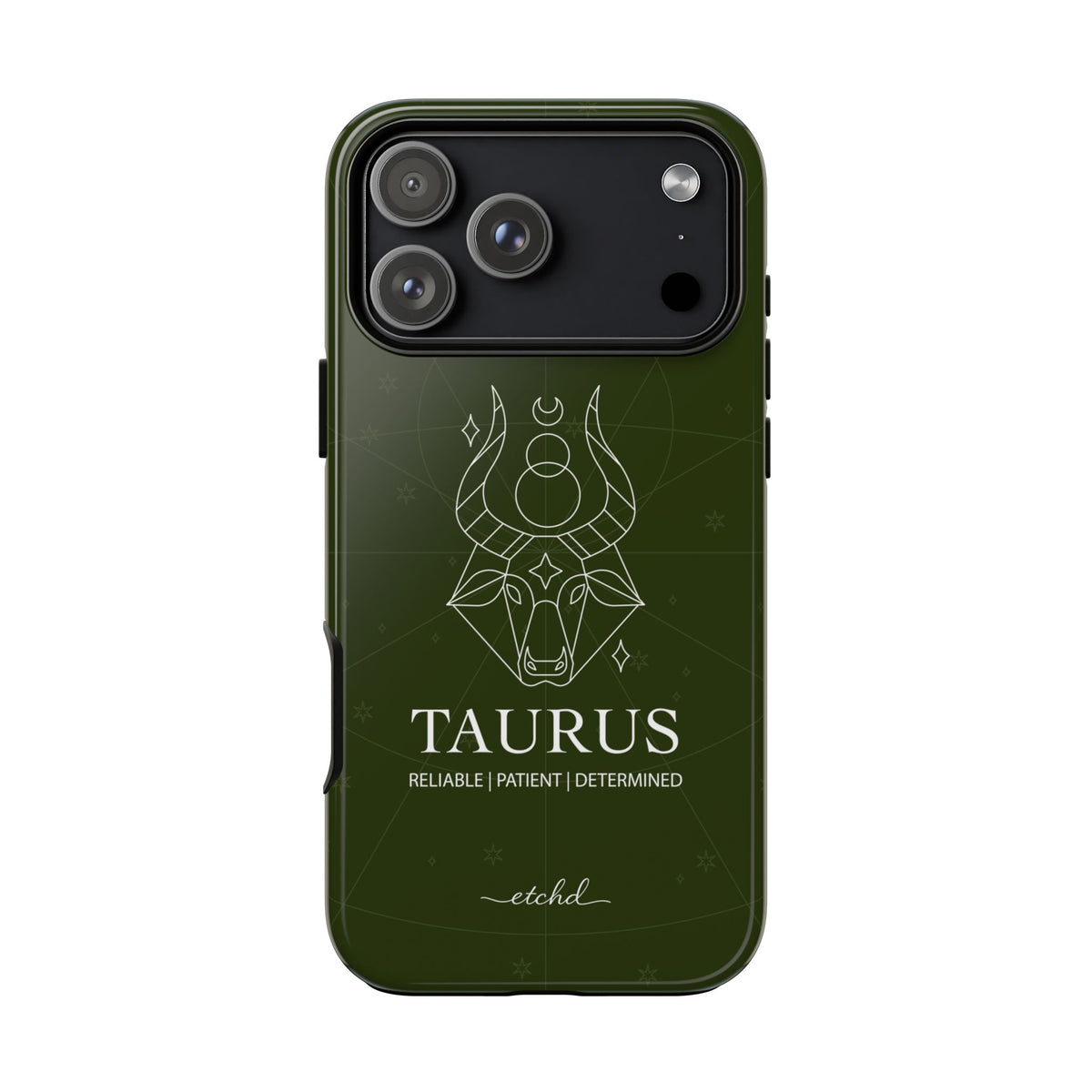Taurus Phone Case by etchd, view 59