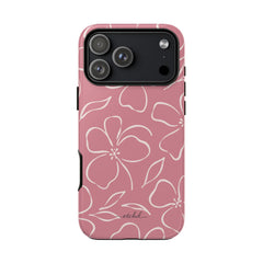 Blush & Cream Floral Phone Case by etchd, view 59