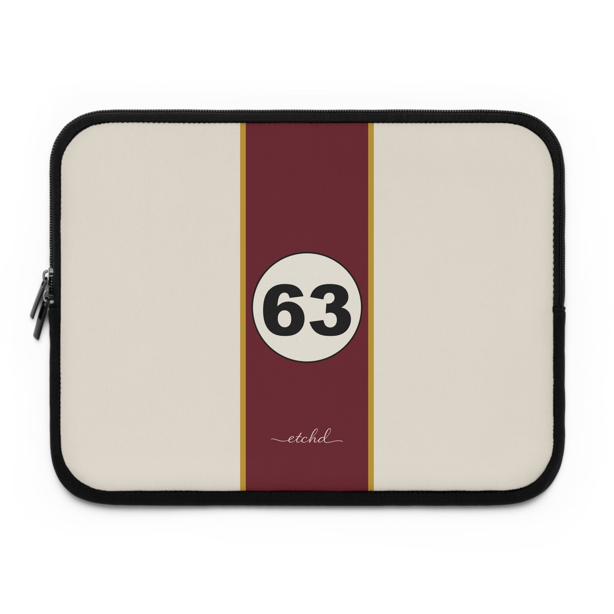 Retro Racing Laptop Sleeve by etchd