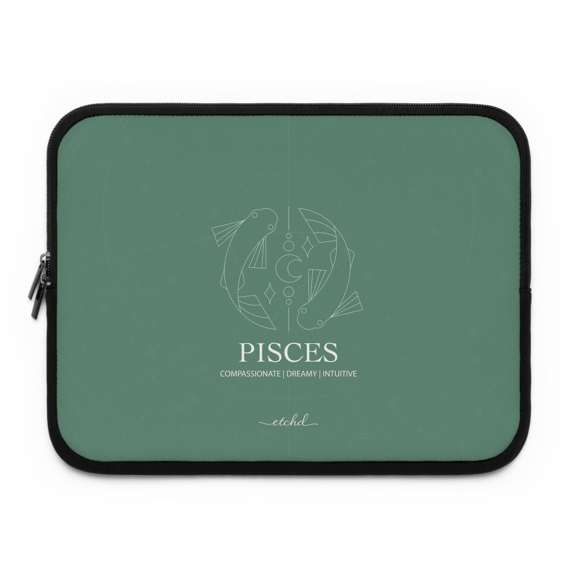Pisces Laptop Sleeve by etchd
