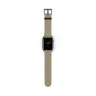 Butter & Brown Striped Smartwatch Strap