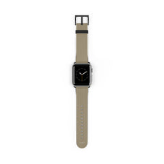 Butter Yellow And Brown Smartwatch Strap by etchd
