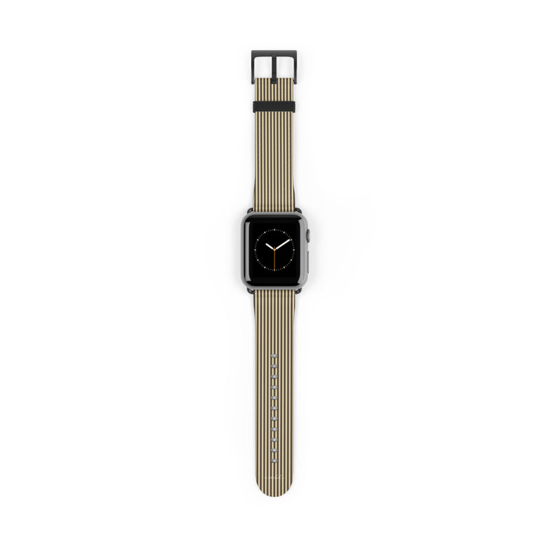 Butter Yellow And Brown Smartwatch Armband-zoom-