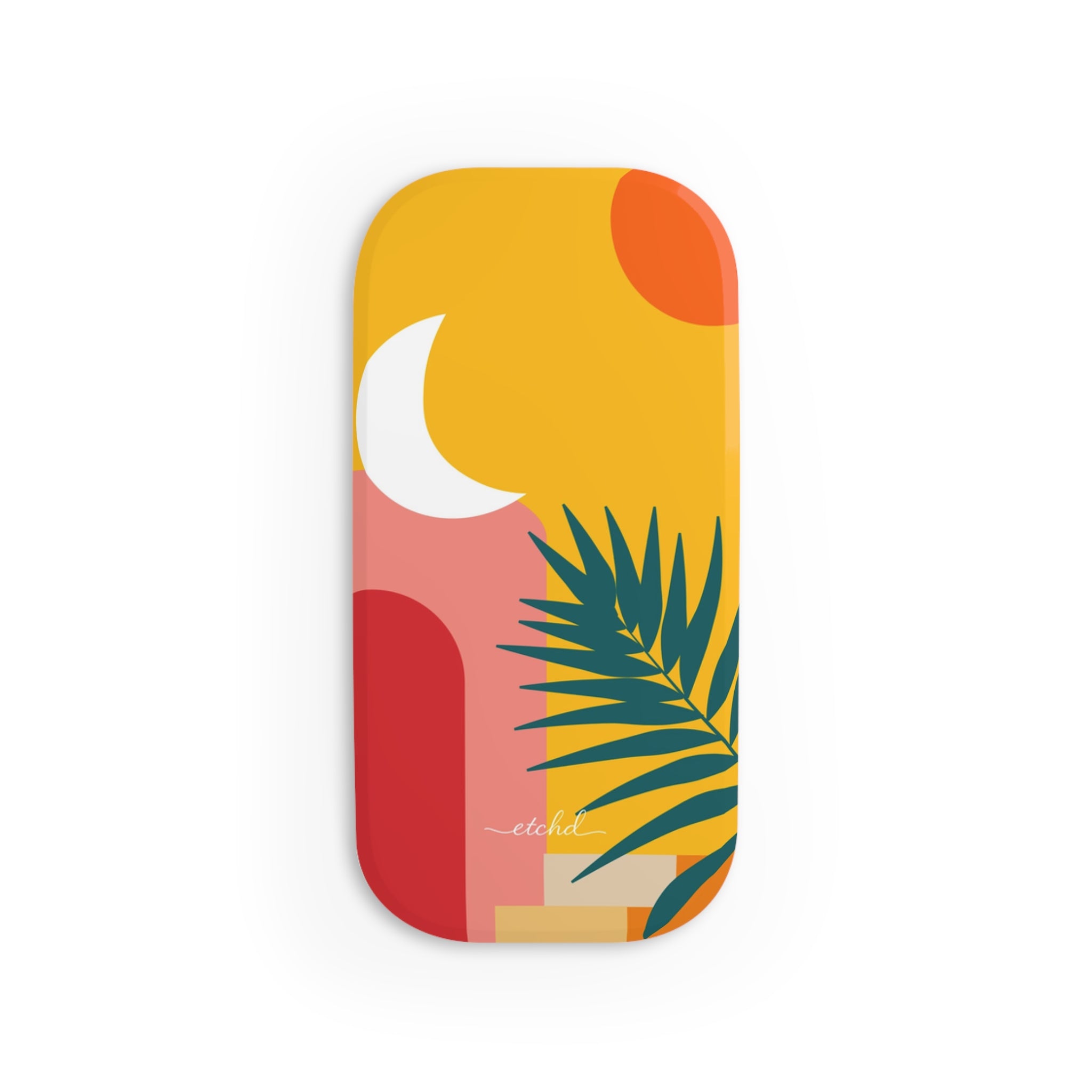 Tropical Sunset Click-On Phone Grip by etchd, view 2