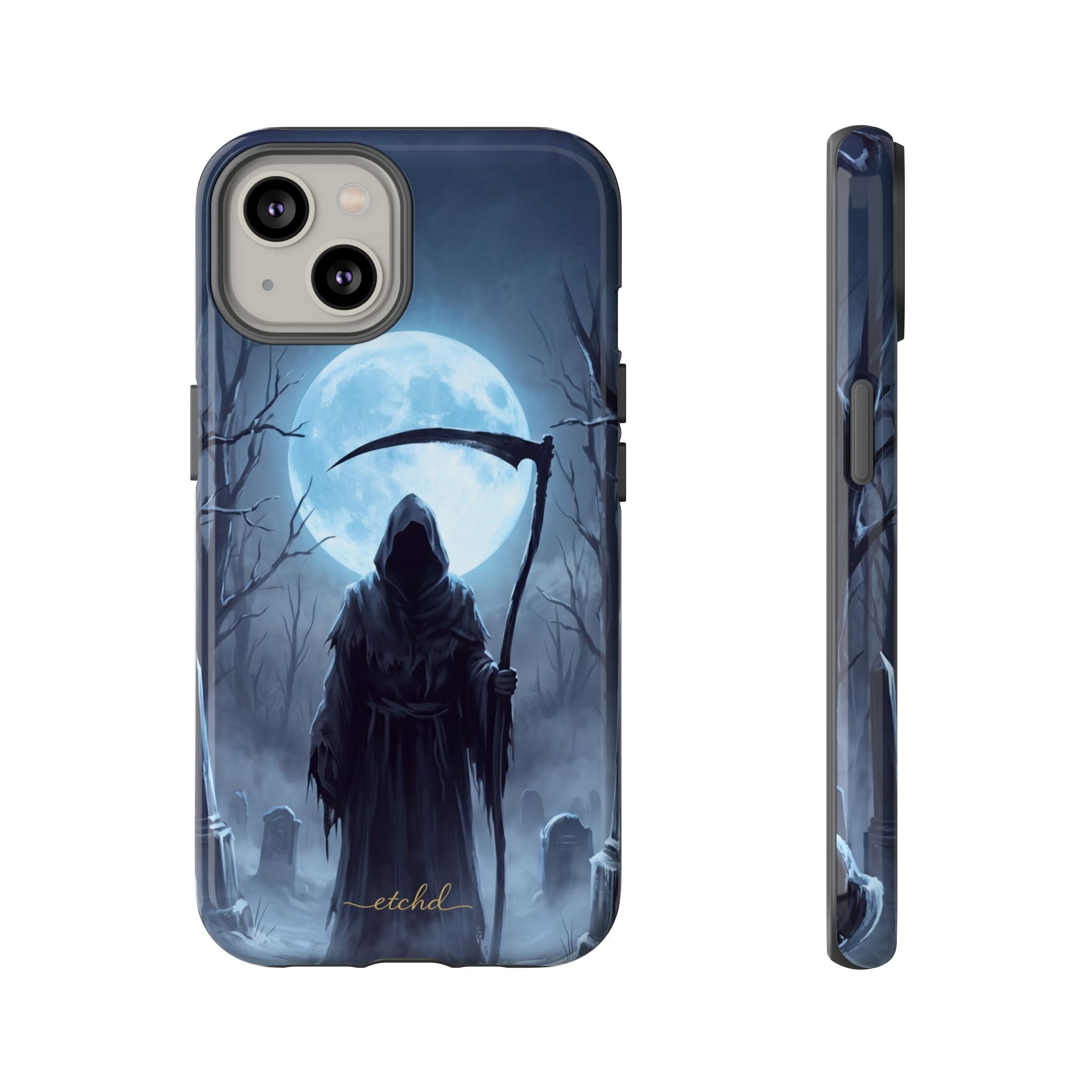 The Reaper Phone Case by etchd, view 2
