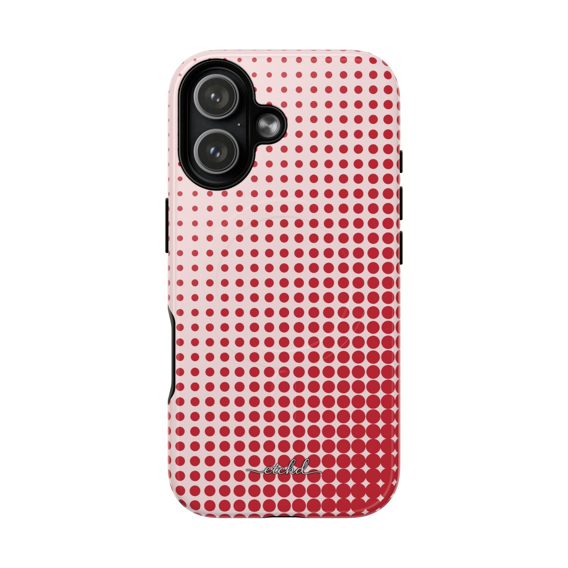 Cherry Halftone Magnetische Handyhülle-25