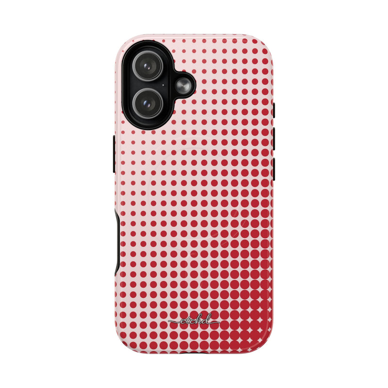 Cherry Halftone Magnetische Handyhülle-zoom-