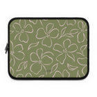 Green & Pink Floral Laptop Sleeve