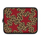 Leopard & Red Stars Laptop Sleeve