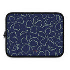 Navy & Sage Floral Laptop Sleeve