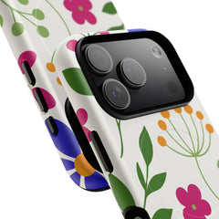 Funky Floral Magnetic Phone Case by etchd, view 100