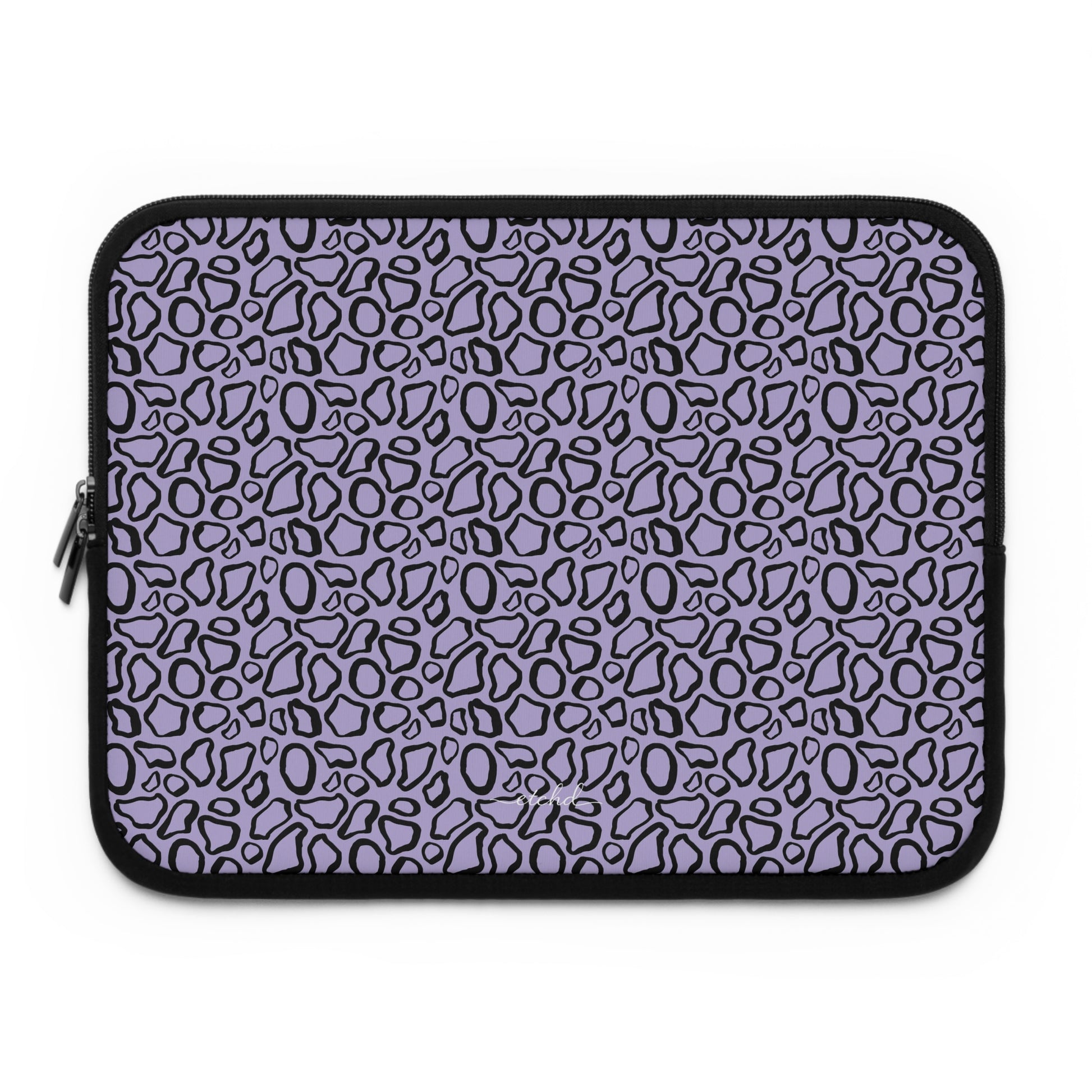 Abstract Print Lavender Laptop Sleeve by etchd