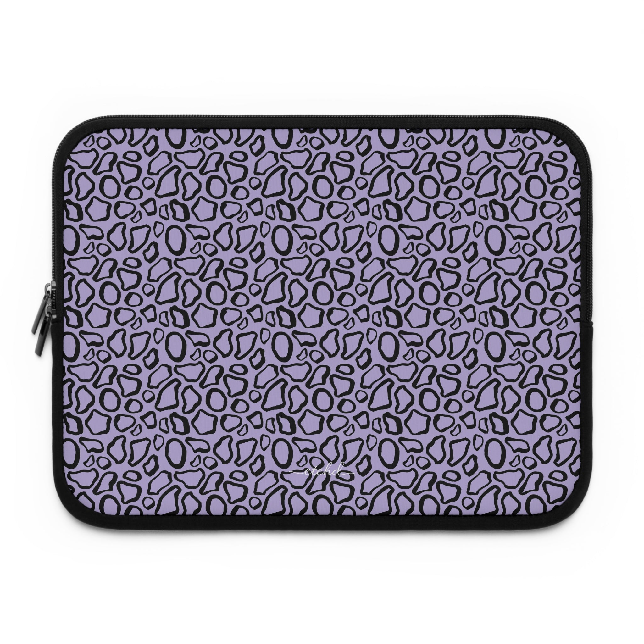 Abstract Print Lavender Laptop Sleeve by etchd