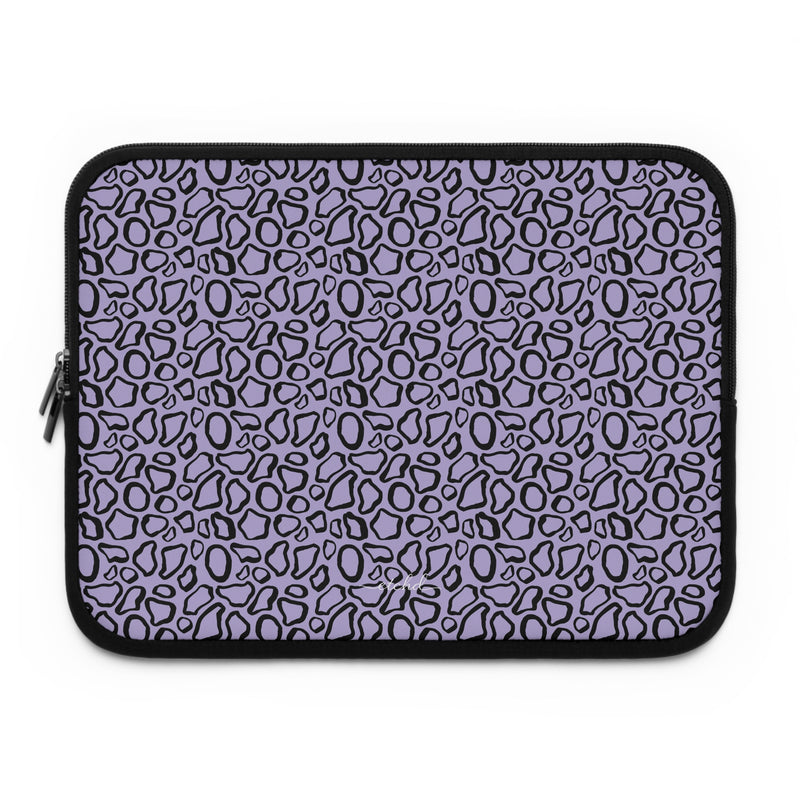 Abstract Print Lavender Laptophülle-zoom-