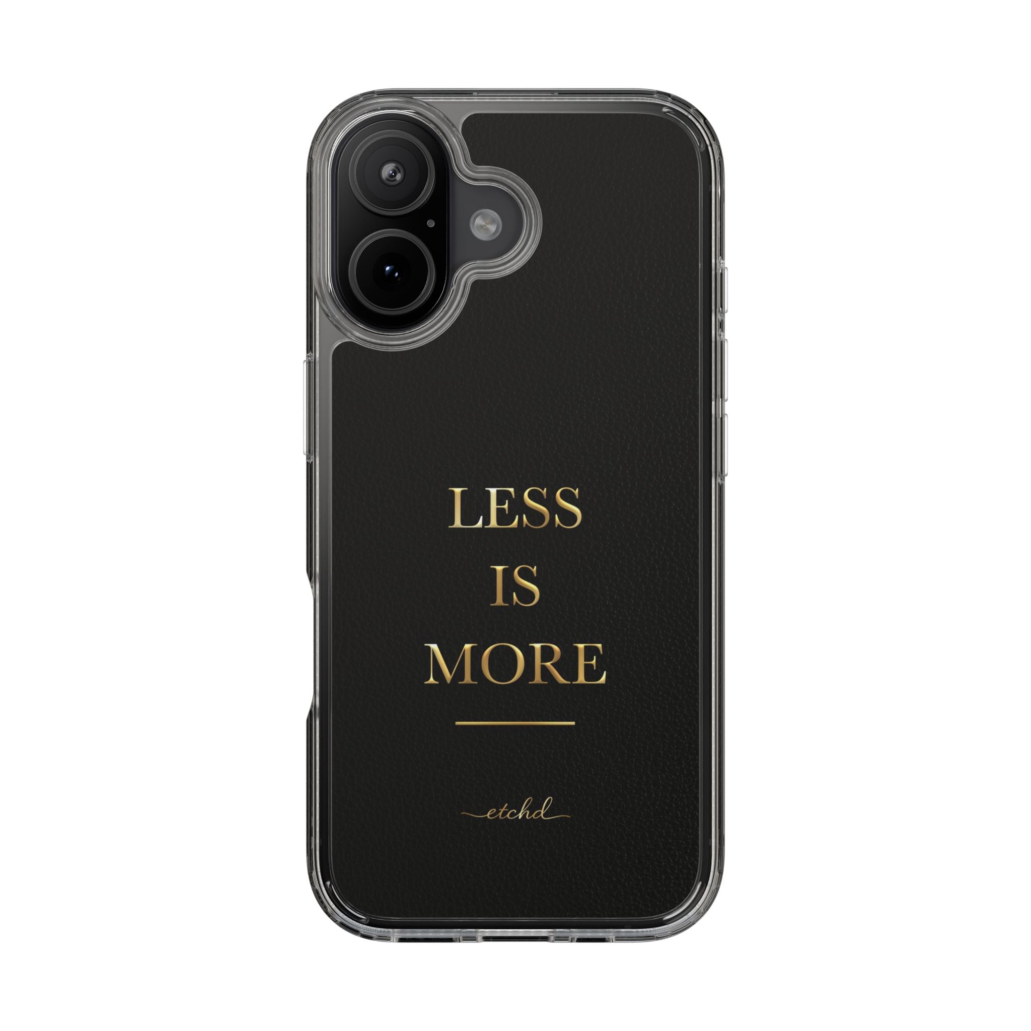 Less Is More Clear Phone Case by etchd, view 24