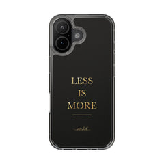 Less Is More Clear Phone Case by etchd, view 24