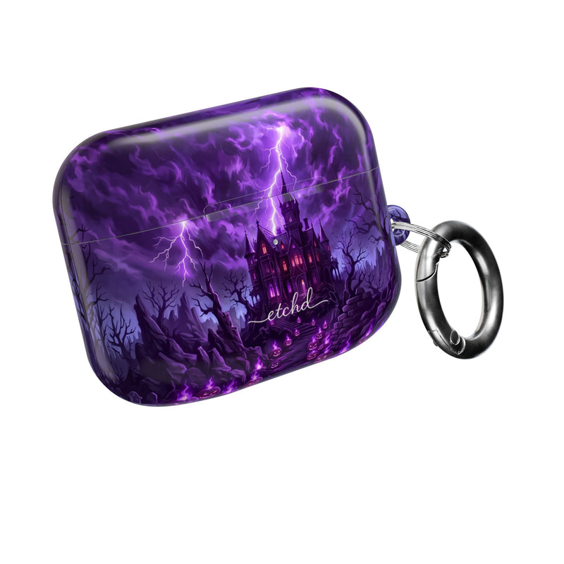 Violet Haunt AirPod Case by etchd, view 8