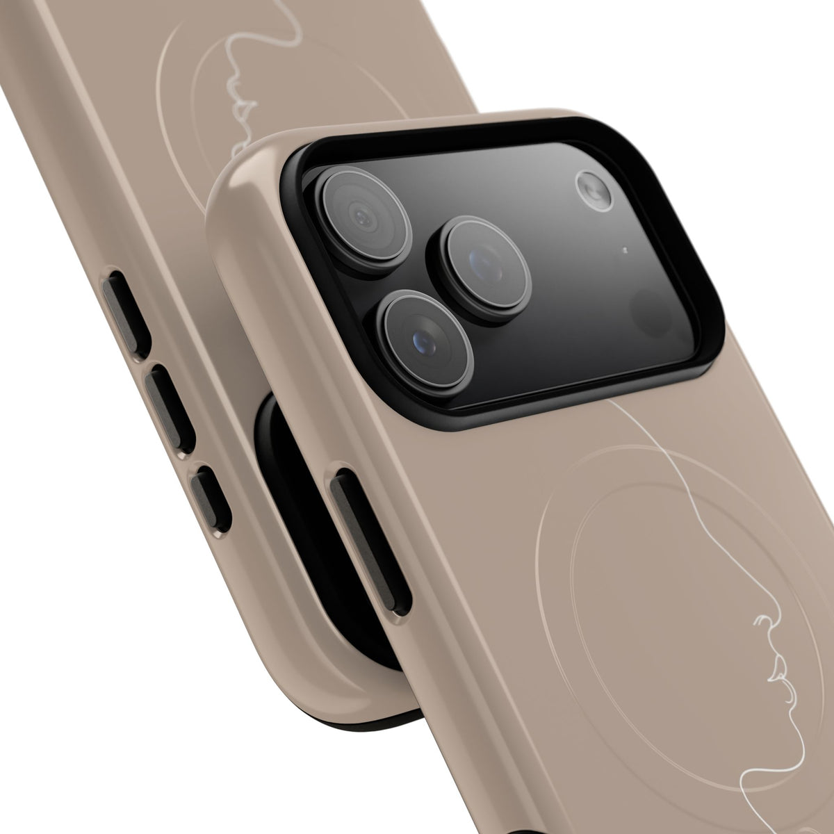 Line Profile Magnetic Phone Case by etchd, view 70