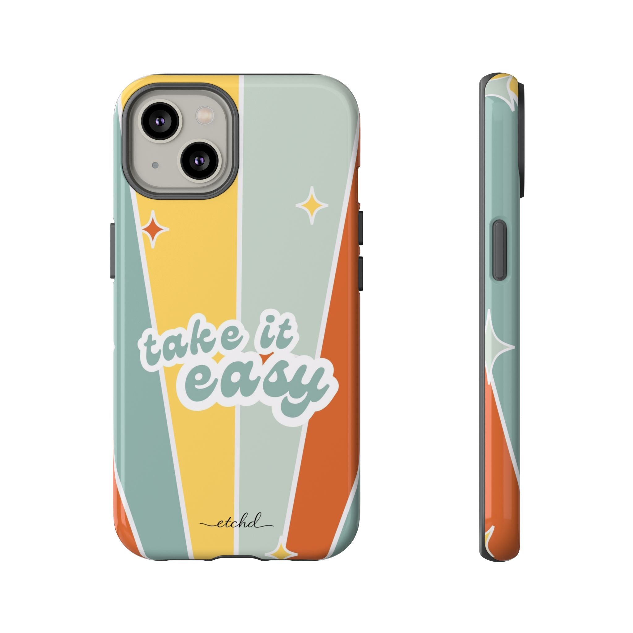 Take It Easy Phone Case by etchd, view 2