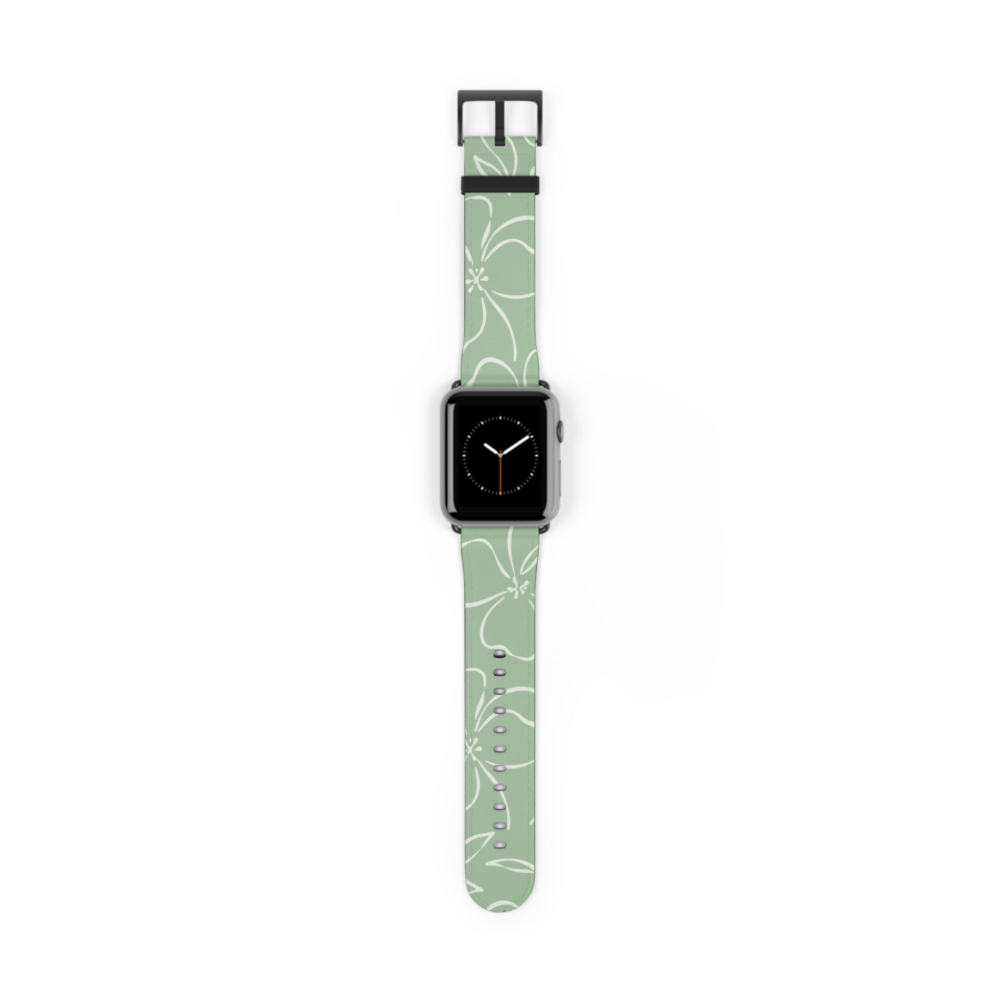 Sage & Cream Floral Correa para smartwatch de etchd, vista 2