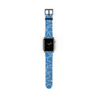 Cerulean & White Floral Smartwatch Strap