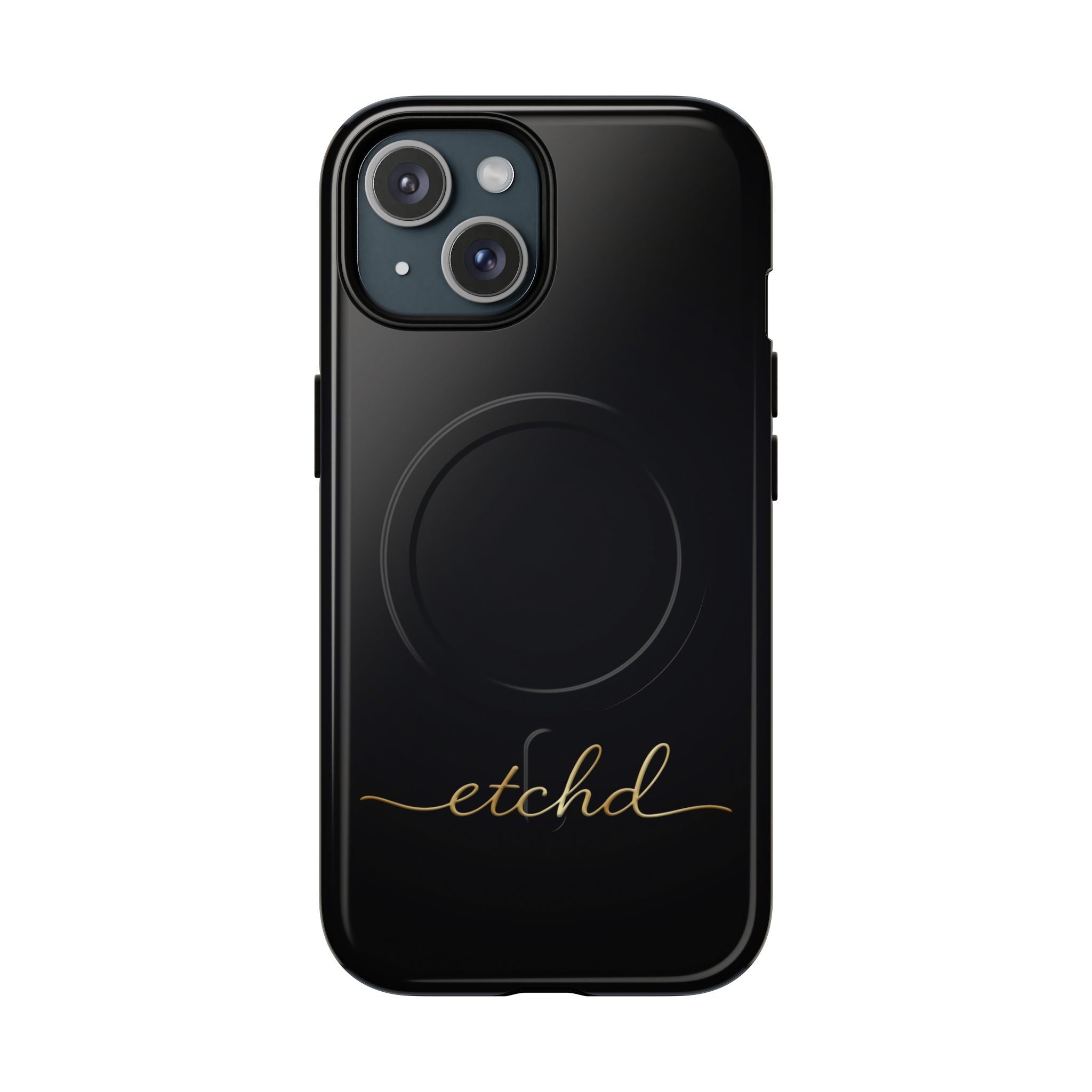 Etchd Signature Black Magnetic Phone Case