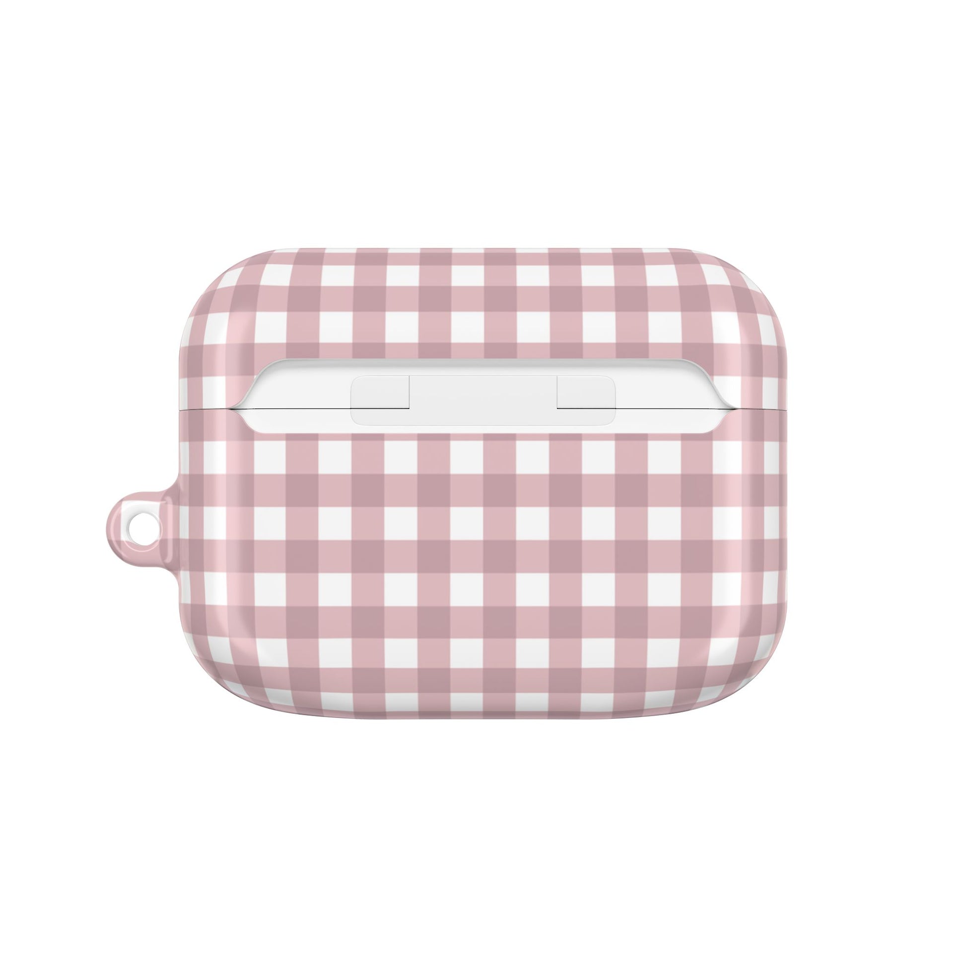 Pink & White Gingham AirPod Case by etchd, view 7