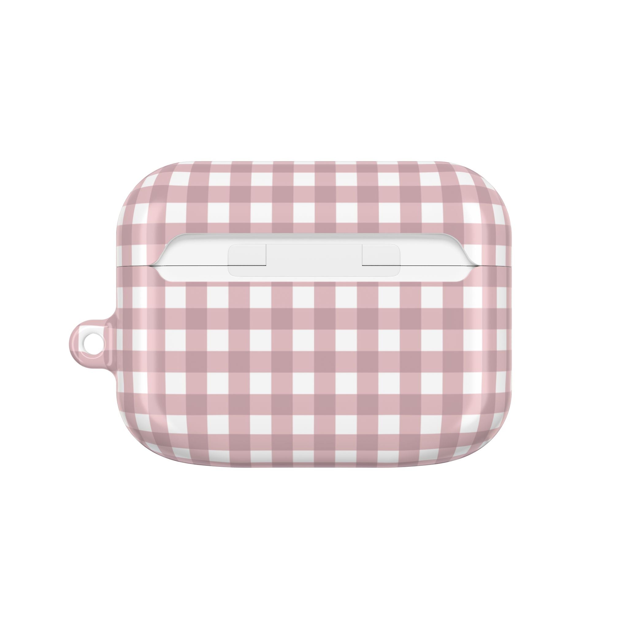Pink & White Gingham AirPod Case by etchd, view 7