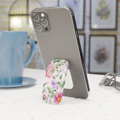 Peony Bloom Click-On Phone Grip by etchd, view 2