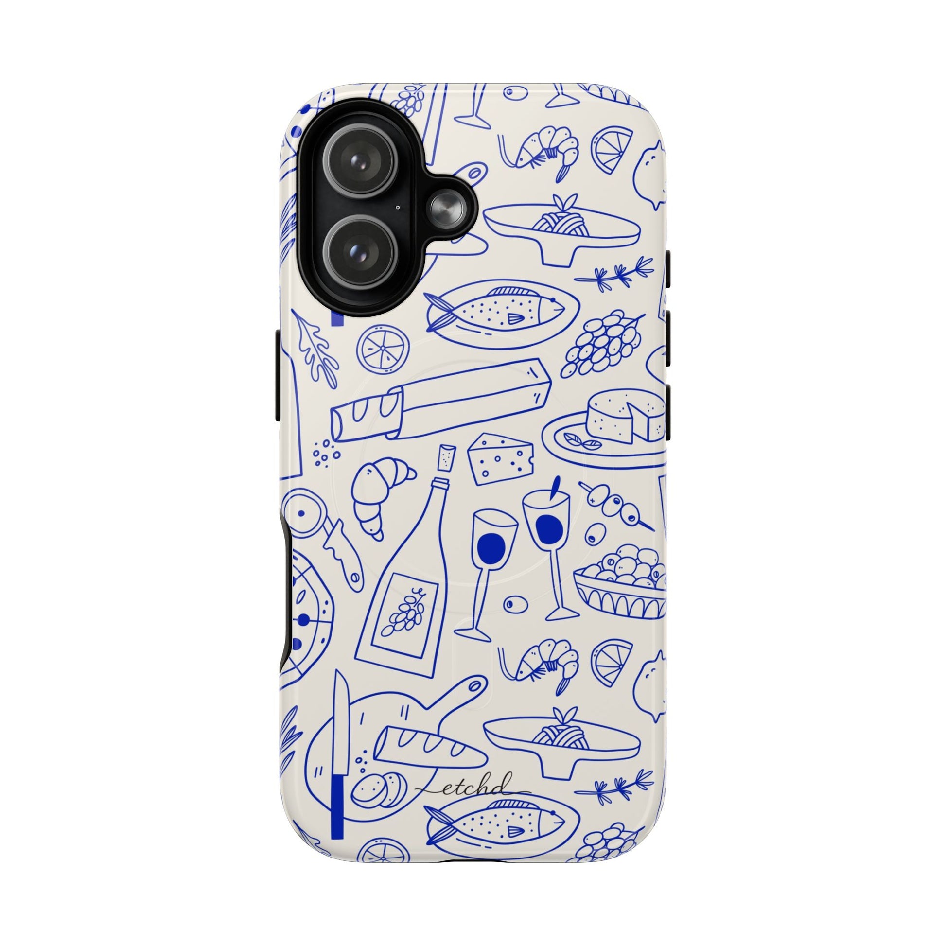 Food Pattern Magnetic Phone Case by etchd, view 25
