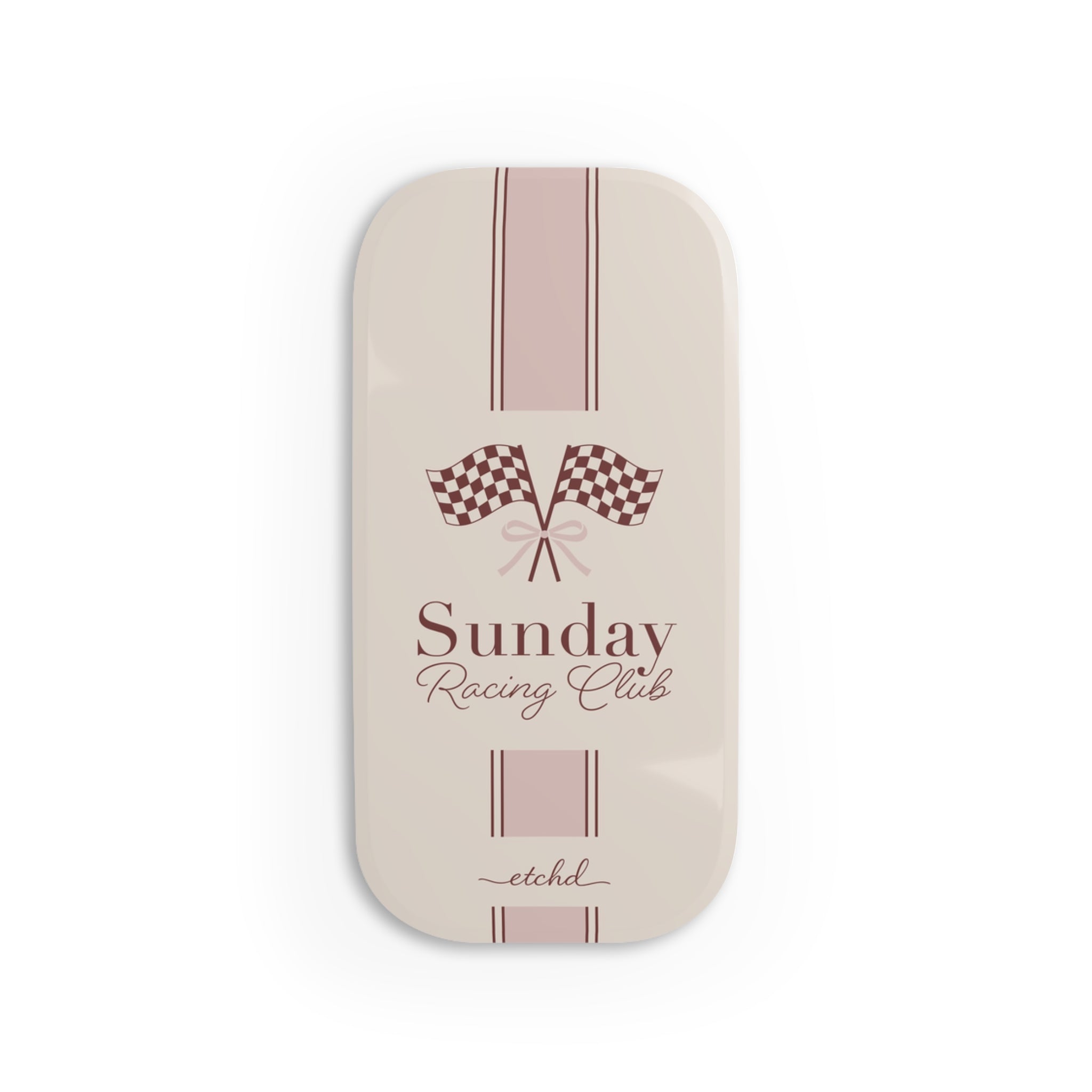 Sunday Racing Click-On Phone Grip – designer phone grip by etchd